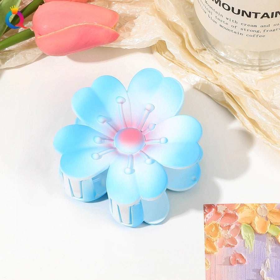 Women's Simple Style Classic Style Flower Plastic Hair Claws