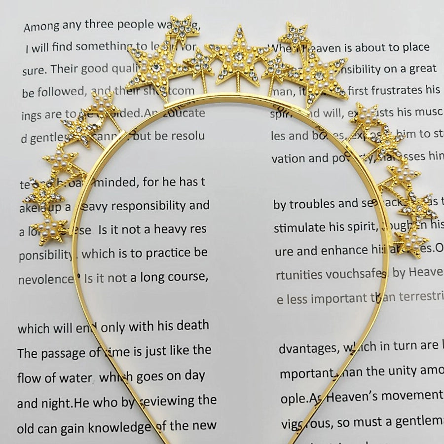 Women's Elegant Streetwear Star Alloy Plating Crown