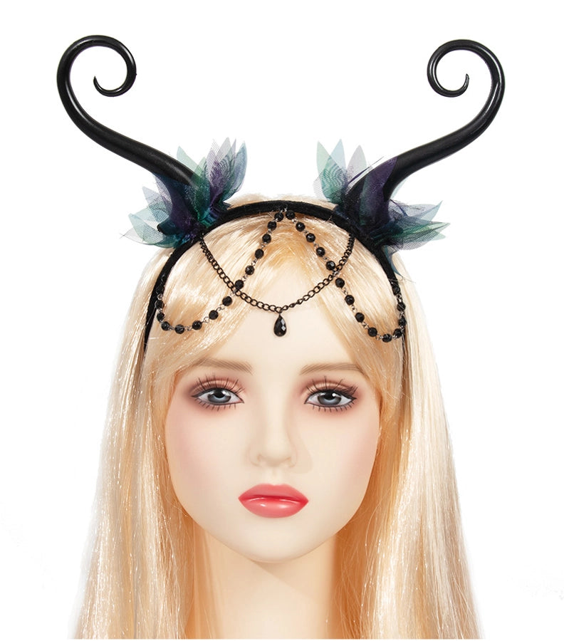 Flower Fairy Elf Tentacles Hair Hoop Mori Fantasy COSPLAY Hair Accessories Hair Hoop