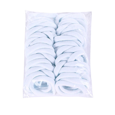 Women's Simple Style Solid Color Nylon Rib-Knit Hair Tie