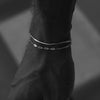 Simple Style Classic Style Paper Clip 304 Stainless Steel Paperclip Chain Bracelets In Bulk