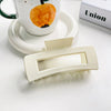 Women's Simple Style Classic Style Solid Color Plastic Hair Claws