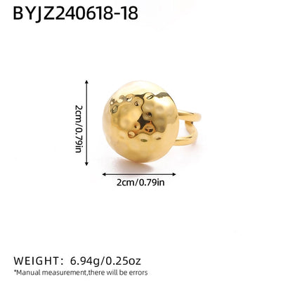 1 Pair Simple Style Classic Style Solid Color Plating 304 Stainless Steel Ear Studs