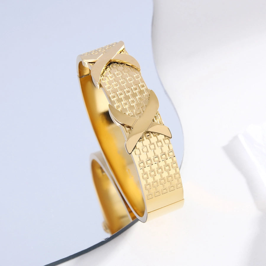 IG Style Simple Style Geometric 304 Stainless Steel  Bangle