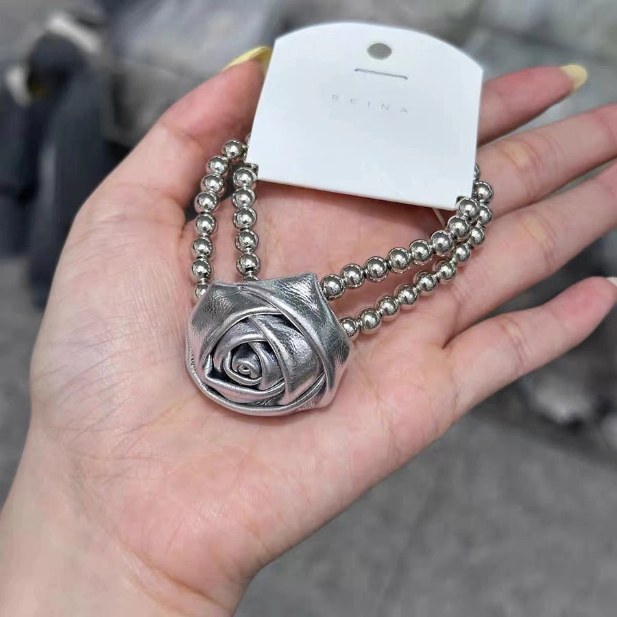 Vintage Style Classic Style Women's Rose Pu Leather Hair Tie