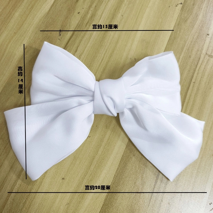 korean style bow knot cloth hair clip hair tie 1 piece