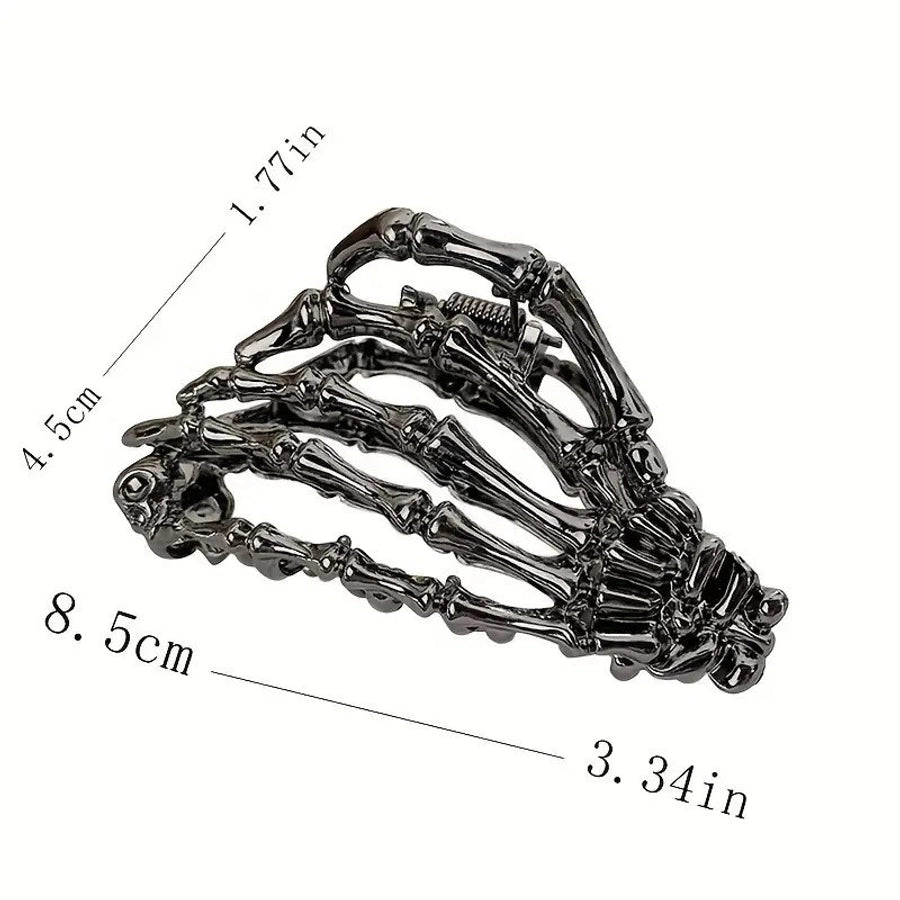 Halloween Hip-Hop Women's Hand Metal Plating Hair Claws