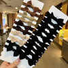 simple style solid color bow knot cloth bowknot hair tie