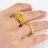 Jewelry Simple Style Streetwear Angel Rose 304 Stainless Steel Rings