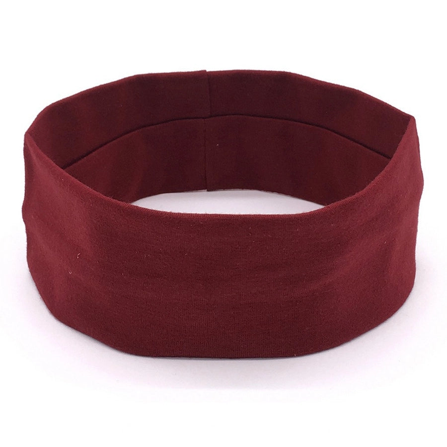 women's simple style solid color cloth braid hair band
