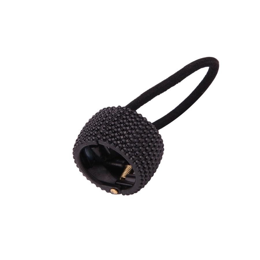 women's classic style circle plastic plating hair tie