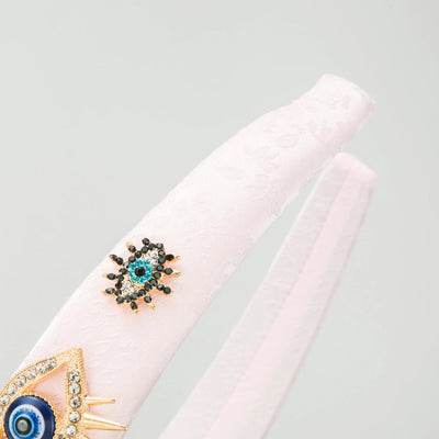 Women's Casual Modern Style Classic Style Eye Alloy Cloth Inlay Rhinestones Hair Band