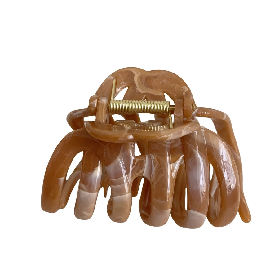 Women's Casual Simple Style Solid Color Plastic Hair Claws