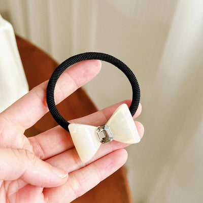 Women's Elegant Sweet Bow Knot Acetic acid sheets Inlay Rhinestones Hair Clip Hair Tie