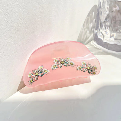 simple style fruit arylic handmade hair claws