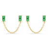 1 Pair Casual Elegant Geometric Copper Zircon 24K Gold Plated Drop Earrings