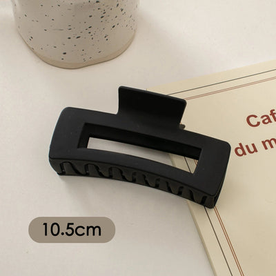 simple style solid color plastic hair claws 1 piece