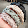 simple style solid color cloth hair band