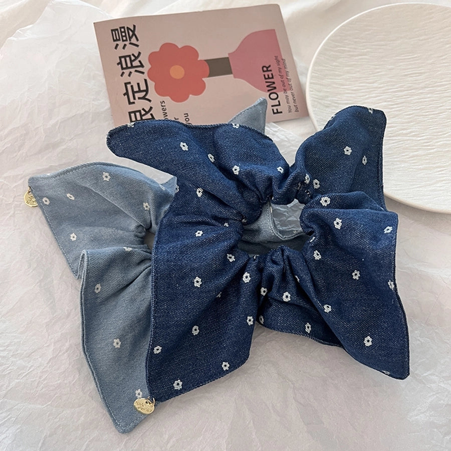 Women's Casual Simple Style Flower Cloth Handmade Hair Tie