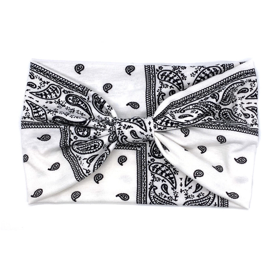 bohemian water droplets cloth hair band