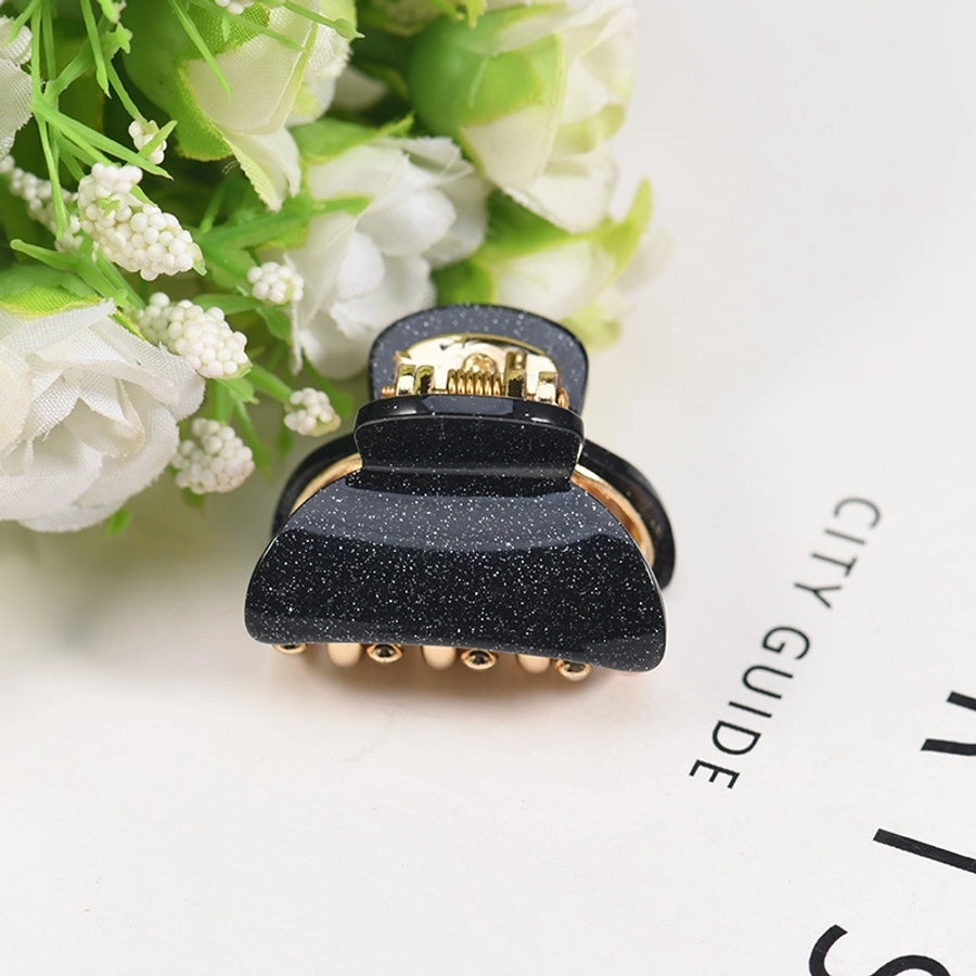 simple style solid color arylic stoving varnish hair claws