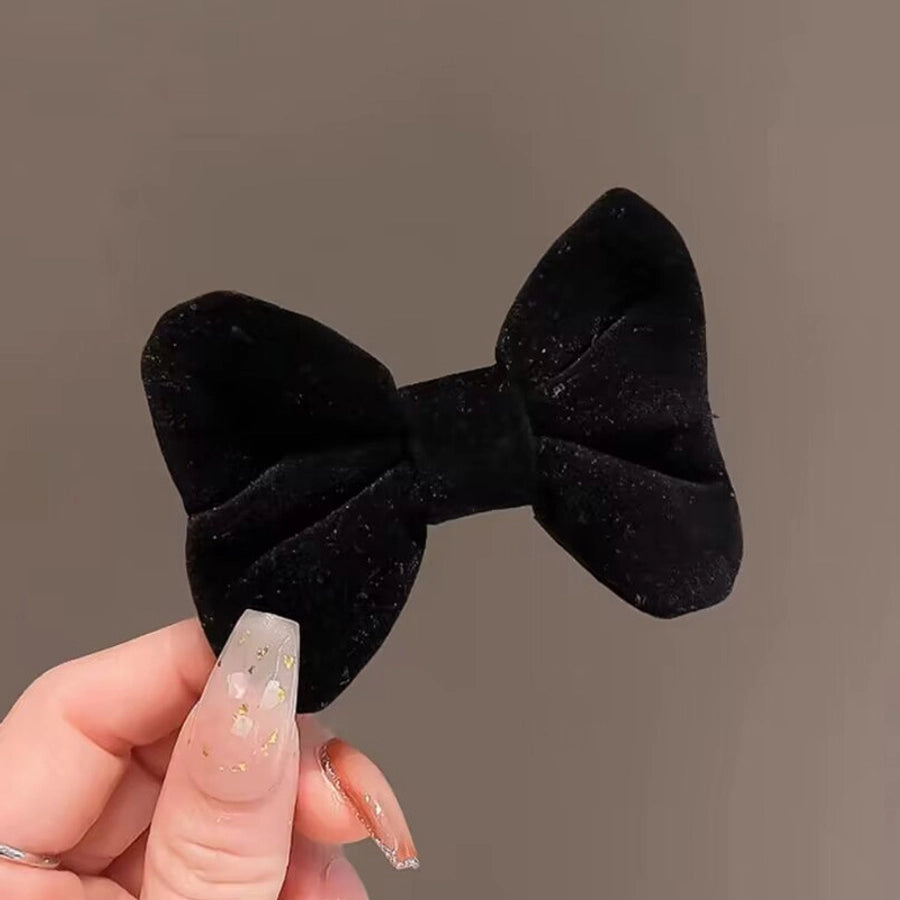 sweet bow knot cloth hair clip
