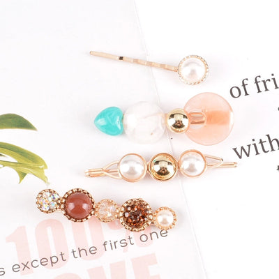 pearl frosted hairpin eight-piece set