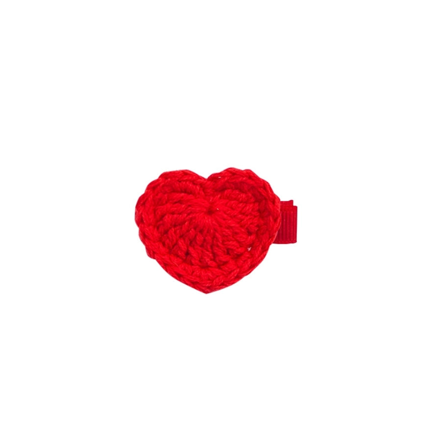 Girl'S Sweet Heart Shape Cloth Hair Band