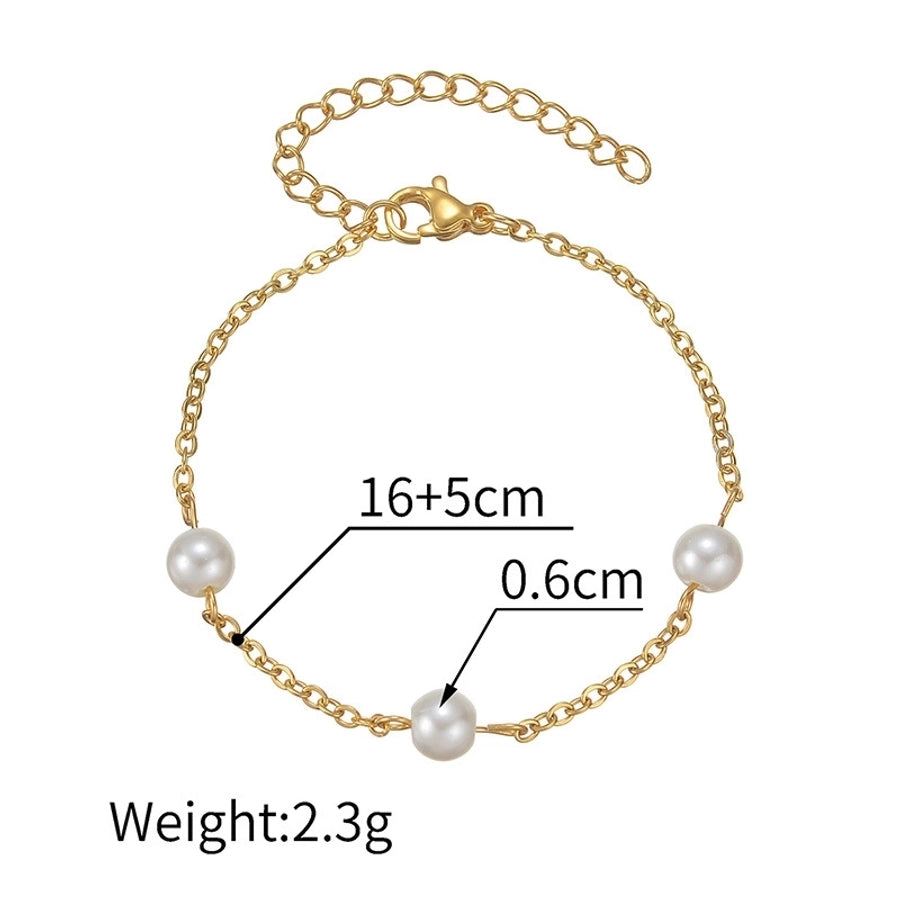 Elegant Flower 304 Stainless Steel Stainless Steel Bracelets In Bulk