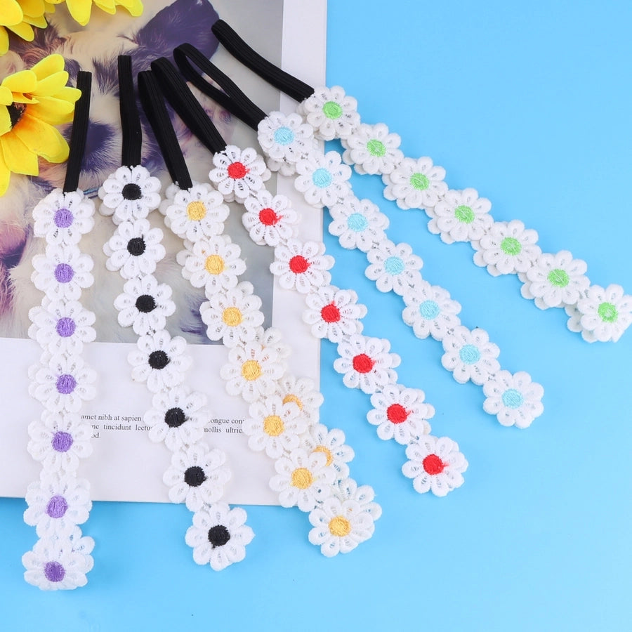 sweet simple style flower cloth hair band