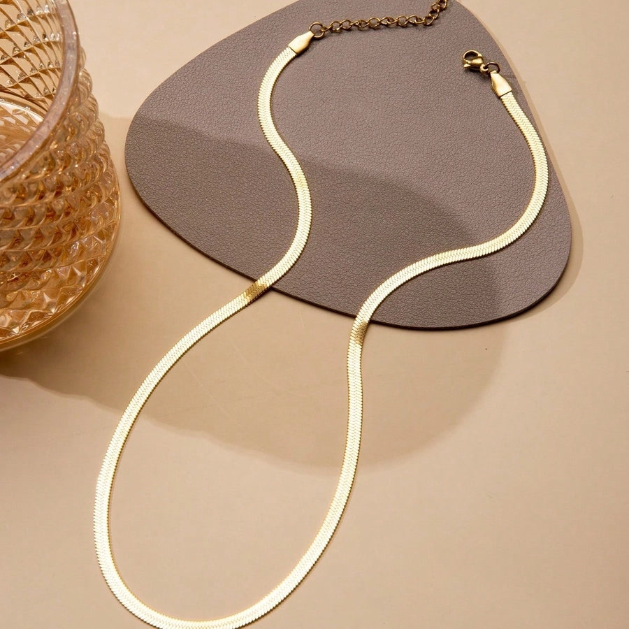Jewelry Casual Simple Style Geometric Titanium Steel Necklace