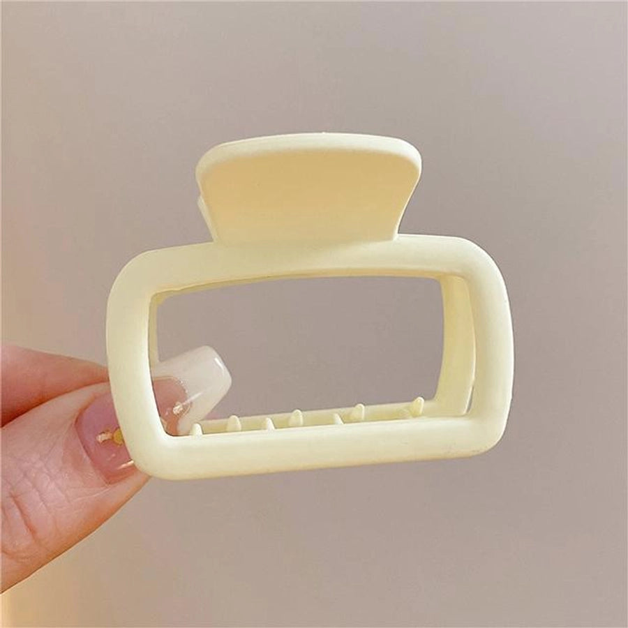 women's simple style geometric arylic hair claws