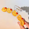 Women's Cartoon Style Peach Strawberry Plastic Resin Hair Claws