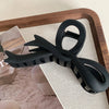 simple style bow knot plastic hair claws
