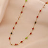 Jewelry Simple Style Geometric Titanium Steel Plating Bracelets Necklace