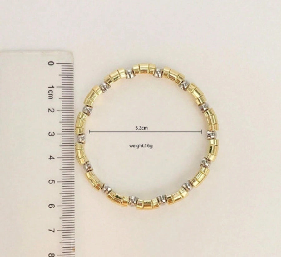 Copper Plating Geometric Bracelets