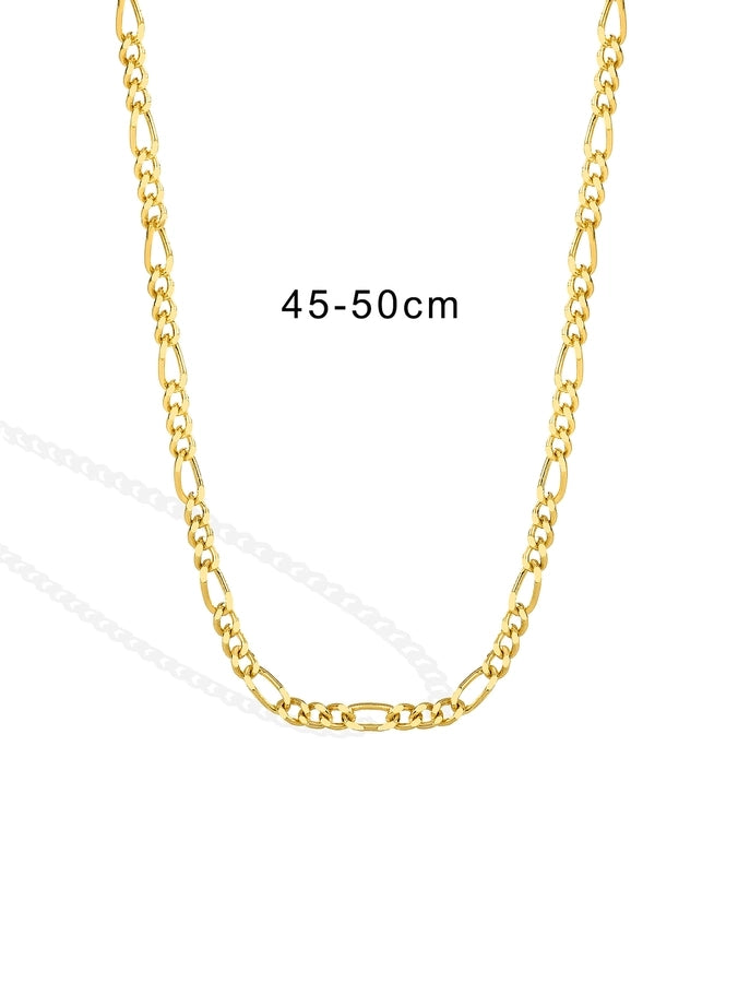 Brass 18K Gold Plated Paper Clip Solid Color Long Necklace Necklace