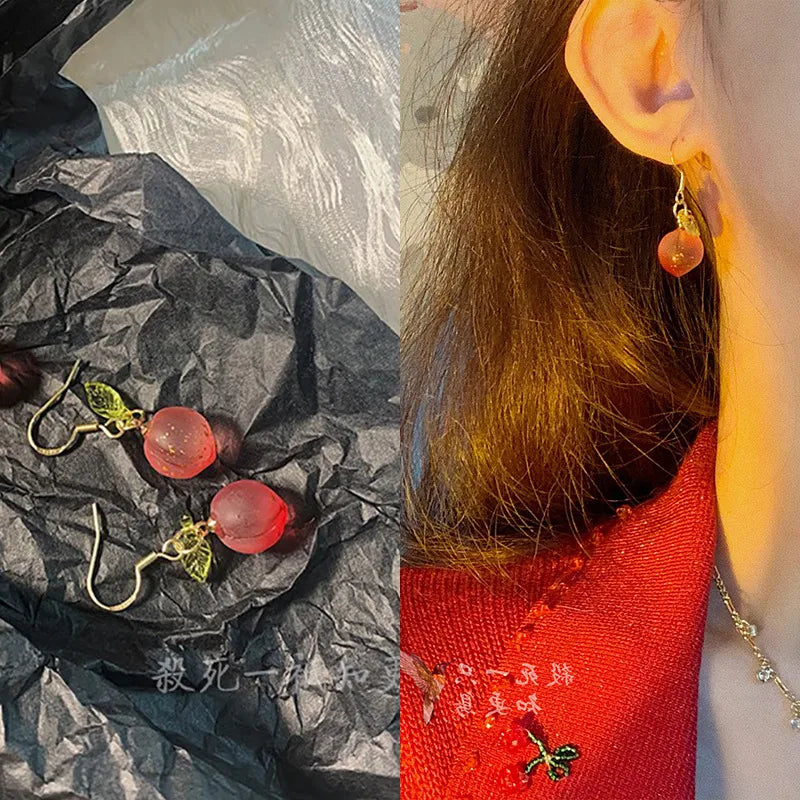 French retro earrings women's temperament earrings high-end feeling mosquito-repellent incense plate ear clip women's No ear hole pearl earrings women's wholesale