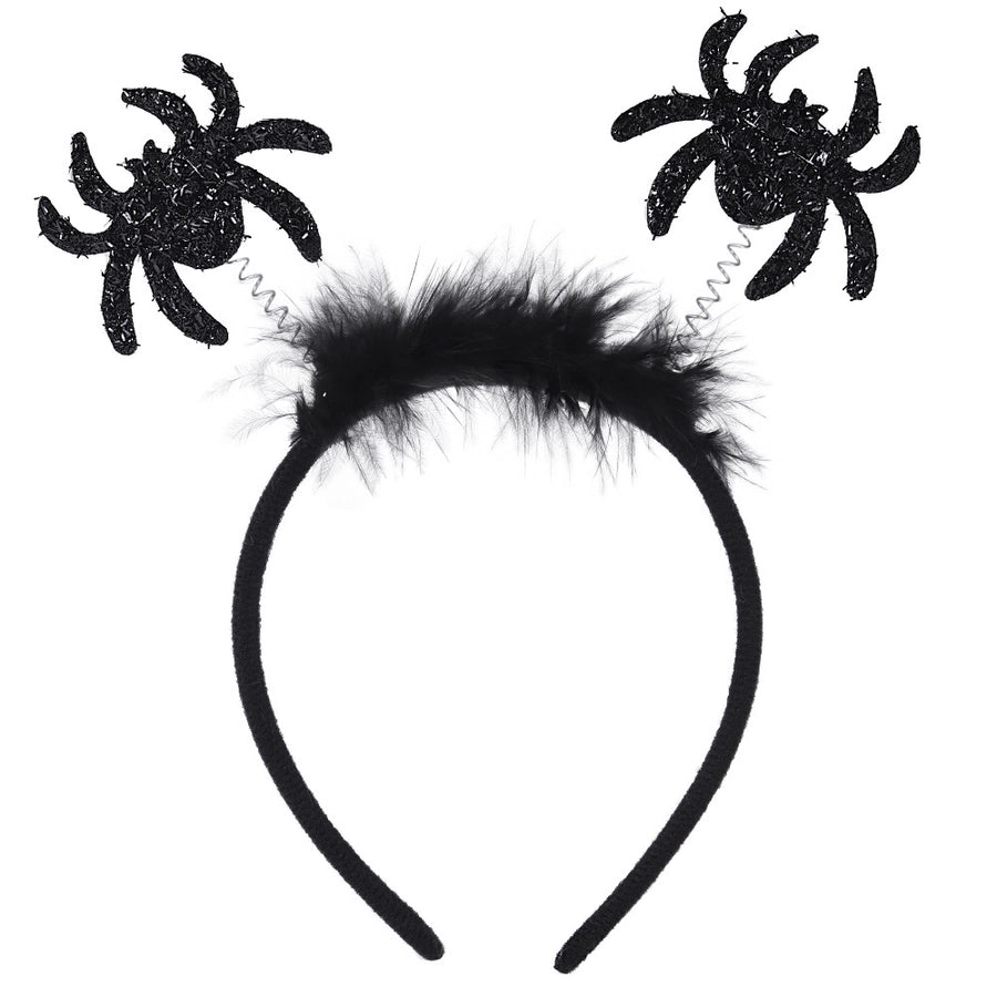 Spider headband skull bow Halloween hair accessories bat headband ghost festival party atmosphere decoration headband