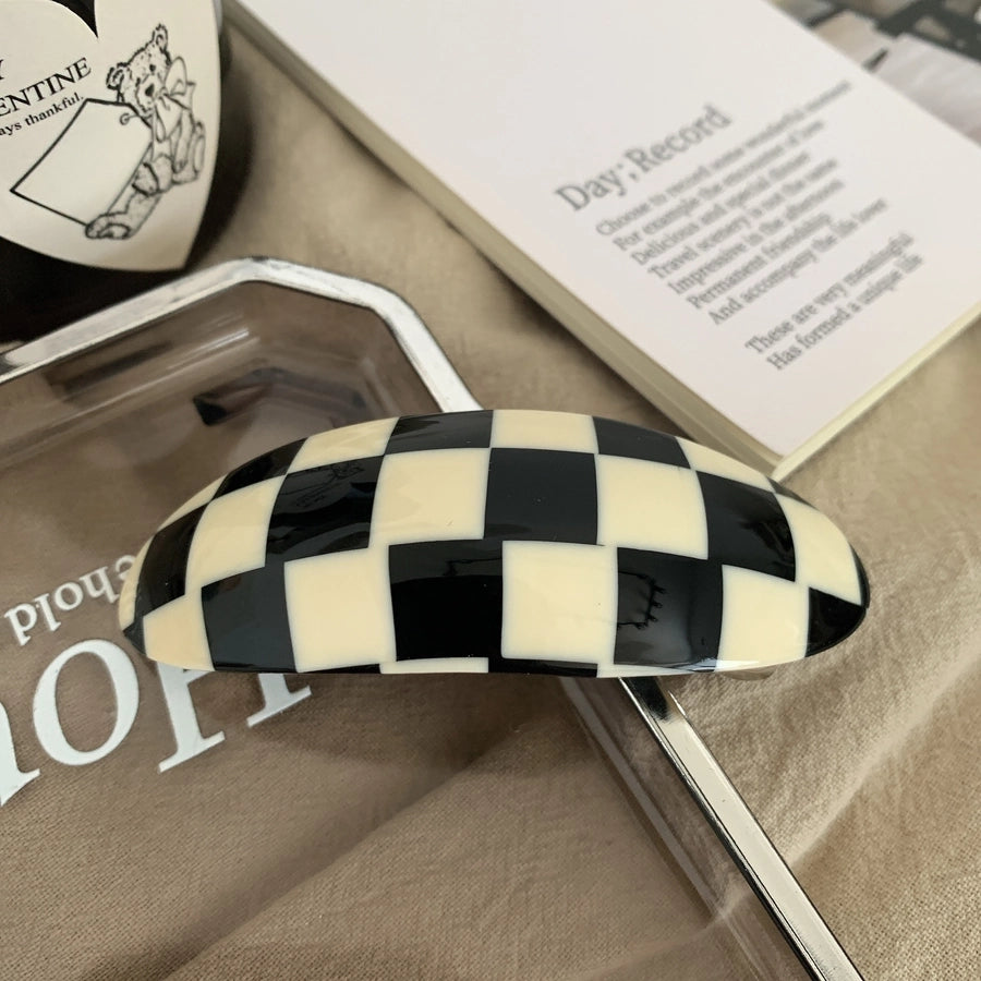 Women's Casual Simple Style Streetwear Lattice Acetic acid sheets Hair Clip