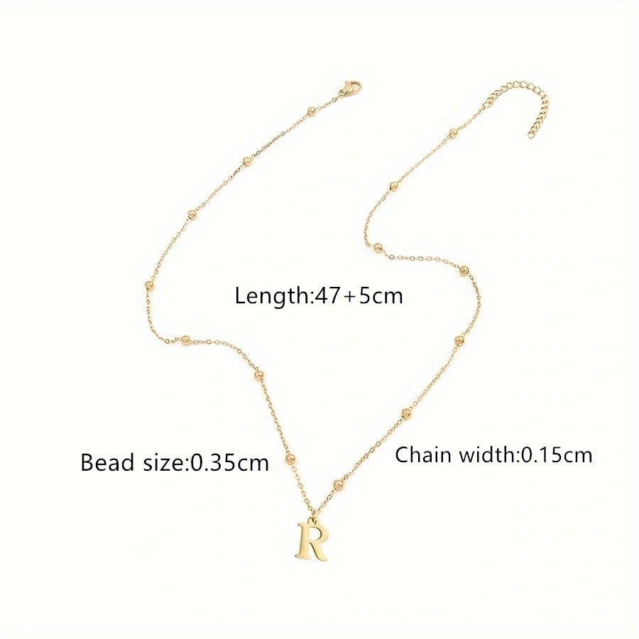 Jewelry Casual Classic Style Letter 201 Stainless Steel 304 Stainless Steel Pendant Necklace