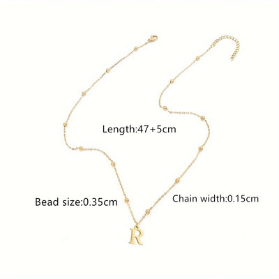 Jewelry Casual Classic Style Letter 201 Stainless Steel 304 Stainless Steel Pendant Necklace