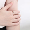 Jewelry Vintage Style C Shape 304 Stainless Steel 18K Gold Plated Open Rings