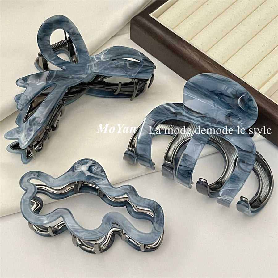 Women's Simple Style Classic Style Solid Color Acetic acid sheets Hair Claws