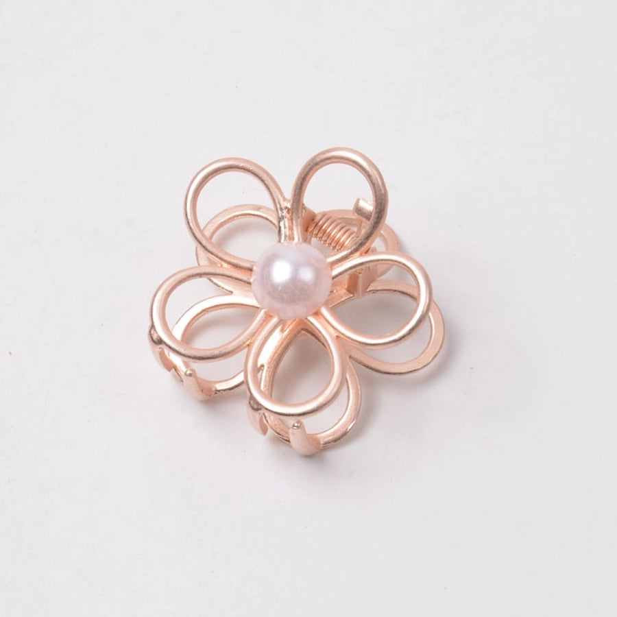 Women's Elegant Flower Alloy Plating Hair Claws