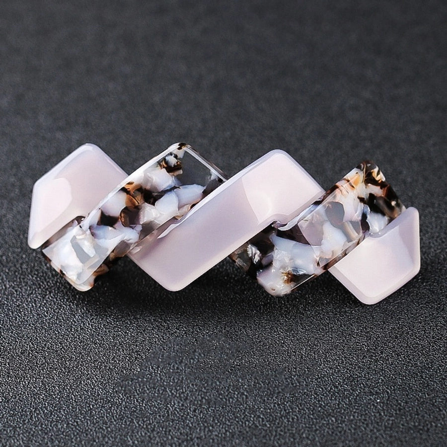 Women's Retro Simple Style Twist Acetic acid sheets Hair Clip