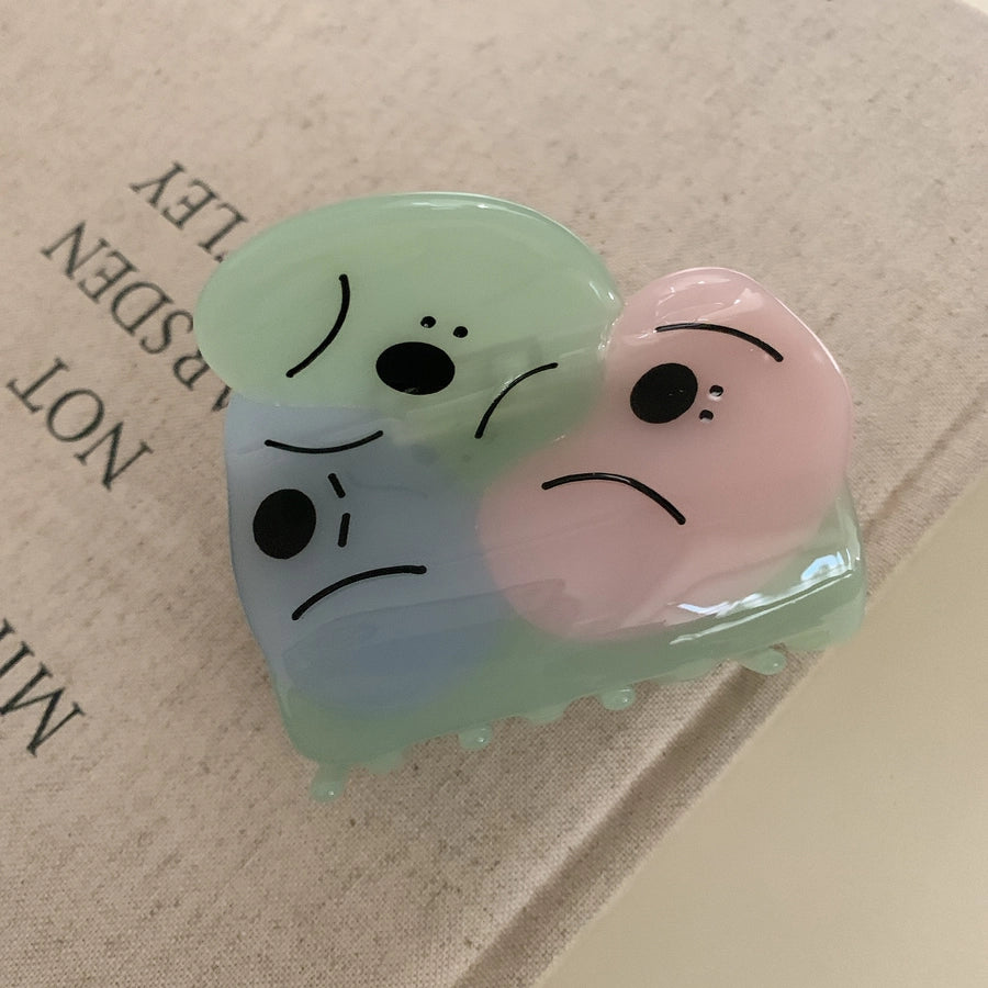 Women's Cute Dog Acetic acid sheets Hair Claws