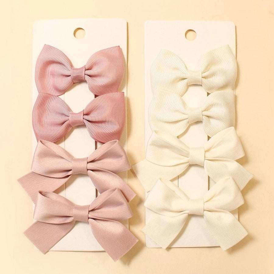 Women's Sweet Korean Style Bow Knot Cloth Hair Clip