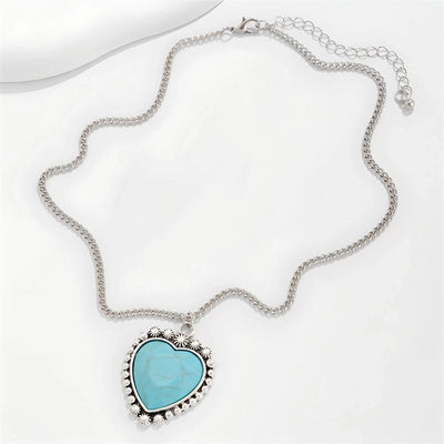 Copper Heart Shape Jewelry Set