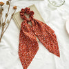 fashion ditsy floral cloth ribbon hair tie 1 piece